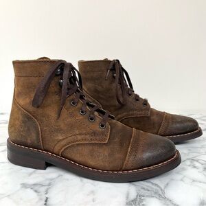 Thursday Boot Company the Captain Nubuck Suede Leather Mocha Brown Woman’s 7